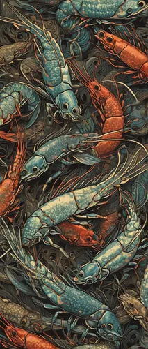 Write a suspenseful tale about a mysterious pilselv shrimp auction.,chesapeake blue crab,river prawns,sea foods,seafood,freshwater prawns,crustaceans,sea food,crayfish party,boiled shrimp,forage fish,