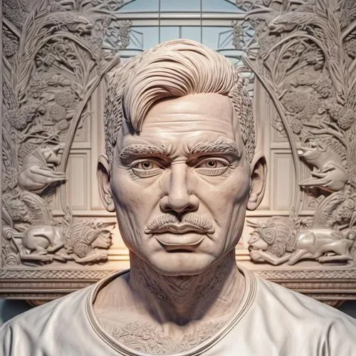 bust of karl,sculptor,sculptor ed elliott,sand sculpture,bust,roy lichtenstein,sand sculptures,yuri gagarin,sculpture,caesar cut,statue,sculpt,frankenstein,the statue,julius caesar,pompadour,3d man,icon,david bowie,medical icon