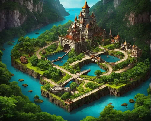 fairy tale castle,water castle,ancient city,fantasy landscape,fairytale castle,castel,fantasy city,fairy village,fantasy world,mountain settlement,castle of the corvin,knight's castle,knight village,resort town,forbidden palace,medieval castle,castle,castle ruins,new castle,shanghai disney,Art,Classical Oil Painting,Classical Oil Painting 24