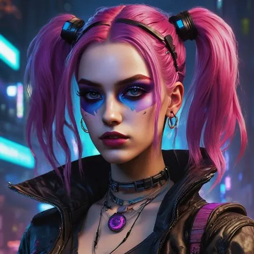 jinx,cyberpunk,cyberpunks,xcx,harley quinn,nyx,kaidan,punk,harley,kallen,domino,zenonas,gwen,zelea,maeve,cyberangels,liora,vivian,vi,grunge,Conceptual Art,Daily,Daily 09