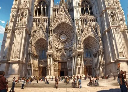 duomo,duomo di milano,milan cathedral,duomo square,reims,sagrada familia,lyon,milan,nidaros cathedral,bordeaux,gesu,batalha,the cathedral,the façade of the,cathedral,sagrada,markale,burgos,notredame,milano,Conceptual Art,Fantasy,Fantasy 27