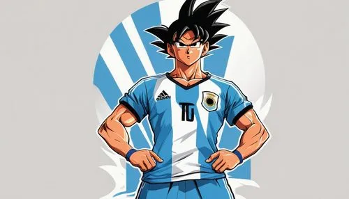 argentina,cimarrón uruguayo,zamorano,son goku,argentina beef,argentina ars,goku,uruguay,mercao,ronaldo,soccer player,lazio,sakana,vegeta,handball player,sports hero fella,kame sennin,galician,football player,sports jersey,Illustration,Japanese style,Japanese Style 07