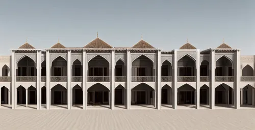 Arabic style facade in an oasis,caravanserai,qasr al watan,caravansary,islamic architectural,qasr al kharrana,king abdullah i mosque,quasr al-kharana,al nahyan grand mosque,al qudra,al-askari mosque,i