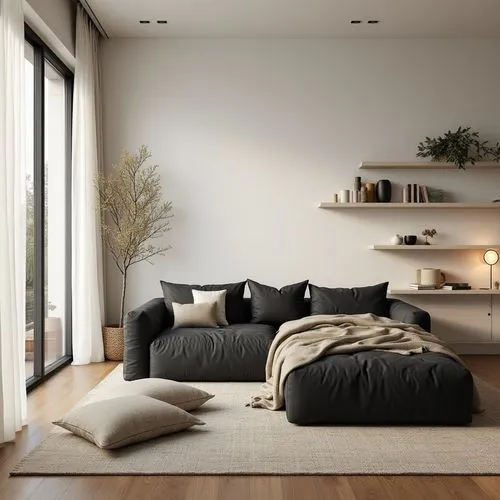 modern minimalist lounge,minotti,contemporary decor,modern decor,livingroom,home interior,Photography,General,Realistic