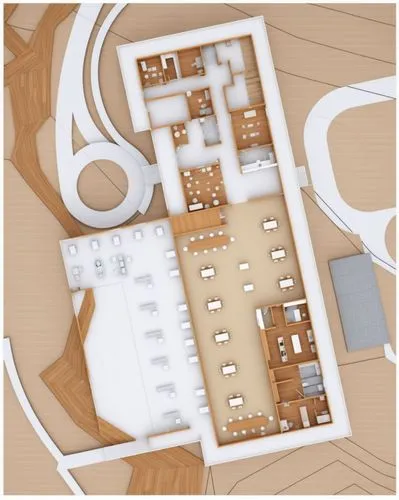 a diagram of a plan of a building with floor plans and other office equipment,cohousing,habitaciones,floorplans,floorplan,an apartment,dorms,Photography,General,Realistic