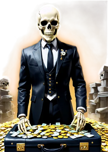 skeleltt,skelemani,skullduggery,skulduggery,day of the dead skeleton,banker,sans,day of the dead frame,vintage skeleton,el dia de los muertos,skull statue,mafioso,supercasino,skulk,skelley,skelton,destroy money,skelly,moneylender,skull bones,Conceptual Art,Daily,Daily 21