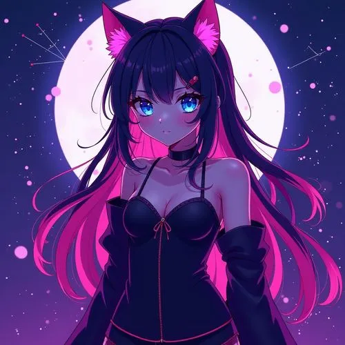 faunus,halloween black cat,mae,morgana,kuro,lunar