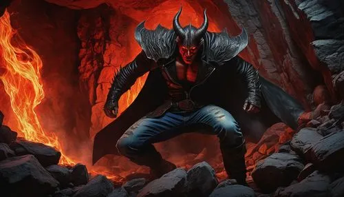 maul,splitting maul,devil's tongue,darth maul,fire background,fire devil,devil wall,devil,molten,death god,lava cave,blacksmith,4k wallpaper,dante's inferno,burning earth,stone background,magma,pillar of fire,scorched earth,krampus,Illustration,Realistic Fantasy,Realistic Fantasy 31