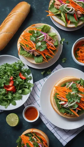 Write a poem about the mouthwatering aroma of caphe banh mi, filling the kitchen on a lazy Sunday morning.,bánh mì,bánh khoai mì,north vietnamese spring rolls,vietnamese cuisine,spring rolls,vietnames