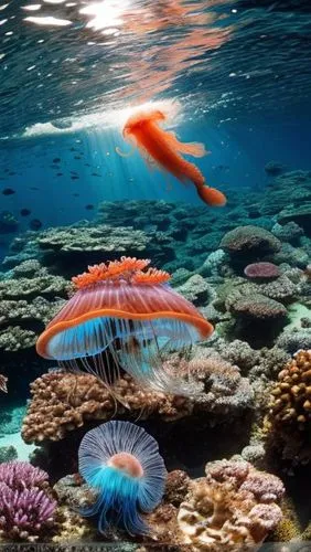 great barrier reef,coral reefs,sea life underwater,coral reef,sea animals,marine life,Realistic,Landscapes,Underwater Fantasy