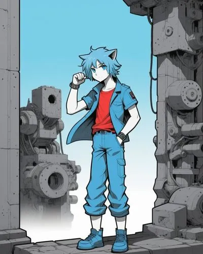 yurko,granito,shigaraki,rockman,stevenstone,machinist,Illustration,Japanese style,Japanese Style 06