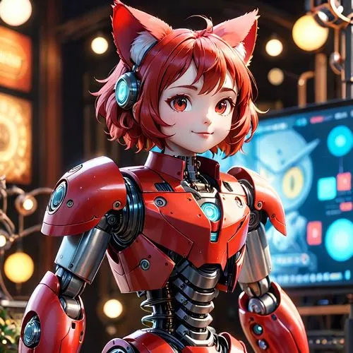 asuka langley soryu,kosmea,calico cat,calico,fran,red cat,kotobukiya,nora,minibot,redfox,io,cyborg,mecha,chat bot,doll cat,child fox,cat child,idol,nova,cat vector,Anime,Anime,Cartoon