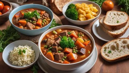 beef goulash,goulash,bourguignon,navarin,cassoulet,cholent,beef soup,ragout,feijoada,minestrone,fagioli,stew,misal,hungarian food,moudud,vegetable soup,bigos,daube,soup bowl,pottage,Photography,General,Realistic