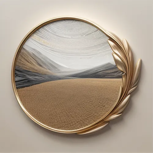 sand clock,wood mirror,circle shape frame,parabolic mirror,round autumn frame,plate full of sand,dune landscape,shifting dune,admer dune,arid landscape,desert background,sand seamless,sand waves,sand texture,decorative frame,sand pattern,desert landscape,shifting dunes,crescent dunes,mirror frame,Realistic,Movie,Transitional Elegance