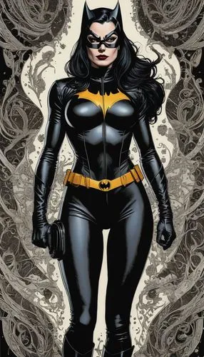 Alex Vause in a DC Cat-Woman suit,batgirl,catwoman,zatara,selina,cowl,siryn,eldena,batallion,francavilla,cassaday,palmiotti,metahuman,namorita,rahne,batman,jsa,dematteis,ororo,blackarachnia,batwoman,I