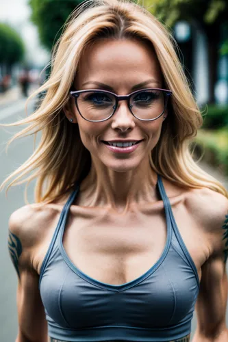 fitness and figure competition,eye glass accessory,fitness model,fitness professional,female runner,fitness coach,sprint woman,silver framed glasses,greta oto,color glasses,wearables,muscle woman,ski glasses,fitnes,tamra,reading glasses,garanaalvisser,fitness,strong woman,with glasses