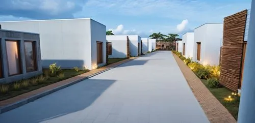 residencial,townhomes,new housing development,duplexes,3d rendering,bungalows,Photography,General,Realistic