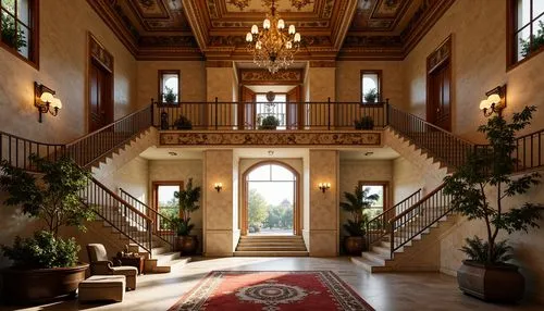 luxury home interior,amanresorts,emirates palace hotel,hallway,entrance hall,entryway,riad,rosecliff,outside staircase,sursock,palatial,cochere,interior design,luxury property,foyers,foyer,interior decor,lobby,staircase,mansion