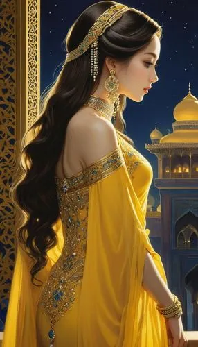 mastani,anarkali,radha,sheherazade,begum,arundhati,Illustration,Realistic Fantasy,Realistic Fantasy 08