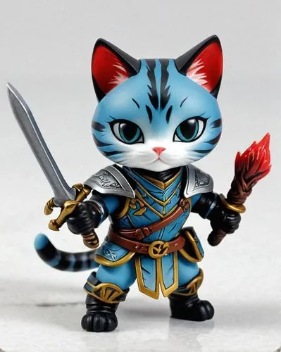 cat warrior,korin,rengo,xiahou,mmogs,jiwan,kihon,miao,kenzan,kittani,kitterman,naomasa,garrison,swordsmanship,eqecat,mogaka,swordmaster,kiro,mitsunari,miqdad,Unique,3D,Garage Kits