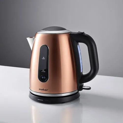 a toaster with copper and black color finish,delonghi,breville,coffeemaker,keurig,kettle,tassimo,Photography,General,Realistic