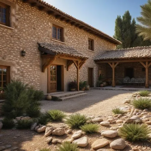 farmhouse with stones and woods in Saudi design 

,stone houses,stone house,traditional house,country estate,beautiful home,tuff stone dwellings,luxury home,country house,provencal life,natural stone,