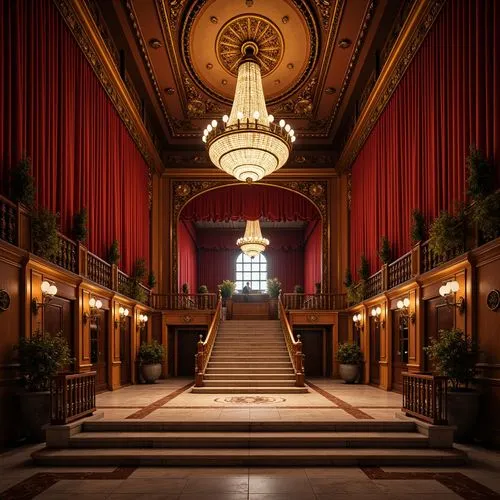 emporium,entrance hall,cochere,europe palace,hallway,orpheum,ballroom,hall of the fallen,empty hall,grandeur,royal interior,staircase,foyer,saint george's hall,corridor,enfilade,lobby,palace,rosenkavalier,capitol