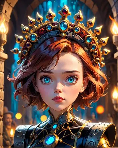 merida,elsa,cinderella,princess anna,golden crown,valerian,rapunzel,fantasy portrait,vanessa (butterfly),cg artwork,the crown,the snow queen,joan of arc,transistor,russo-european laika,regal,disney character,sofia,crown render,princess sofia,Anime,Anime,Cartoon