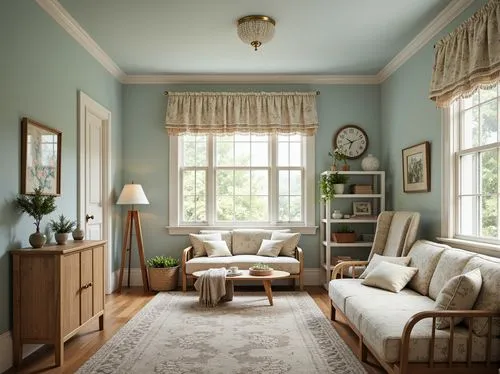 sitting room,danish room,victorian room,wainscoting,bay window,family room,housedress,great room,decoratifs,hovnanian,interior decor,colefax,antique furniture,donghia,furnishings,decortication,blue room,old victorian,home interior,upholstering