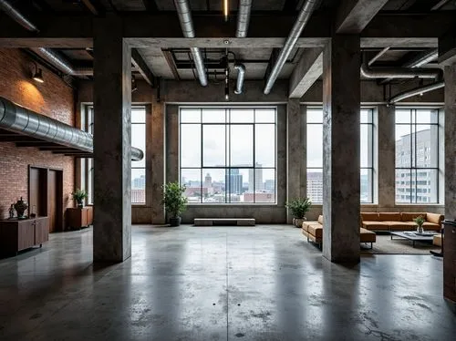 loft,lofts,penthouses,gansevoort,modern office,offices,groundfloor,conference room,meeting room,apartment lounge,andaz,tribeca,contemporary decor,concrete ceiling,workspaces,modern decor,hoboken condos for sale,company headquarters,tishman,wooden beams