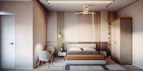 place a white air conditioner.,room divider,modern room,sleeping room,canopy bed,bedroom,guest room,japanese-style room,hallway space,guestroom,capsule hotel,sky apartment,walk-in closet,contemporary 