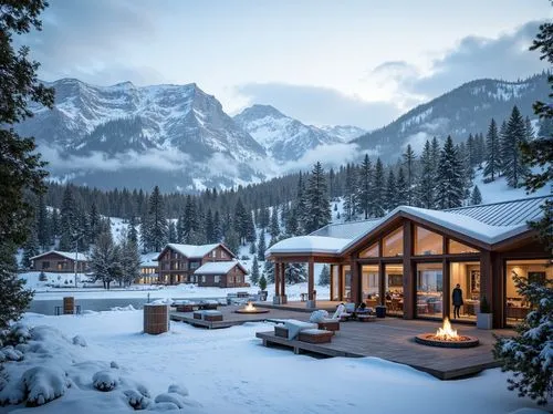 chalet,house in the mountains,the cabin in the mountains,house in mountains,snowy landscape,emerald lake,lake louise,winter wonderland,snow shelter,winter house,christmas landscape,mountain huts,beautiful home,snow landscape,snowed in,winter village,log cabin,alpine village,courchevel,snow house