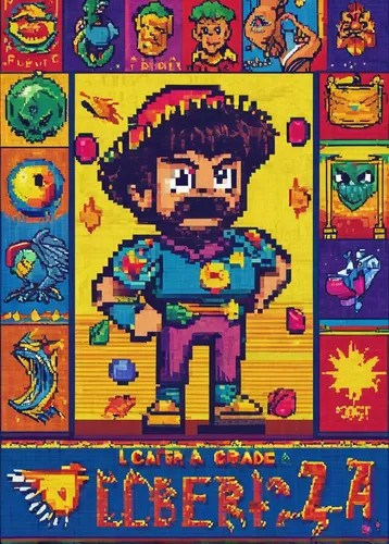 aztec,mexican calendar,piñata,lanzarote,pixel art,turbografx-16,ibiza,pizza hawaii,santa cruz,tucano-toco,8bit,lorenzo,tijuana,pixaba,pizza supplier,mexican creeper,díszgalagonya,aztecs,order pizza,el dorado,Unique,Pixel,Pixel 04