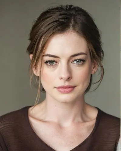 [Anne Hathaway:1.3,38 yo](realistic HD photo,) clean skin
((rich skin texture)), ID photo,  up, medium shot, clear background, 8k, rich details, real, high resolution, extremely high quality, detailed