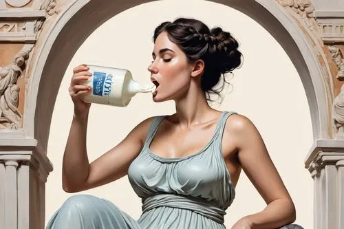 woman drinking coffee,lavazza,tea drinking,cuppa,coffee tea illustration,woman with ice-cream,milkmaid,art deco woman,sip,nescafe,british tea,vettriano,drinking coffee,tea,petrossian,holding cup,retro 1950's clip art,café au lait,ovaltine,tea time,Conceptual Art,Fantasy,Fantasy 23