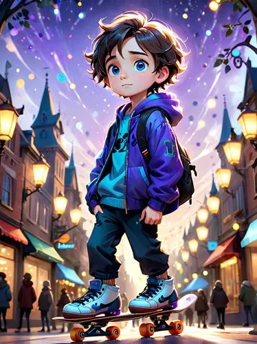 skater,ice skating,skating,kids illustration,artistic roller skating,cg artwork,skaters,world digital painting,skater boy,skates,game illustration,ice skate,skating rink,kid hero,children's background,skateboarder,roller skating,play street,ice skates,pedestrian,Anime,Anime,Cartoon