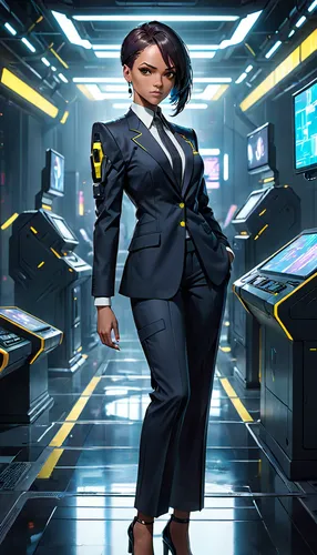 businesswoman,business woman,female doctor,black professional,spy visual,spy,business girl,kosmea,vesper,sprint woman,night administrator,agent,symetra,administrator,navy suit,business women,sci fiction illustration,executive,neon human resources,librarian,Anime,Anime,General