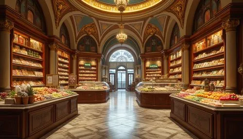 apothecary,pantry,perfumery,soap shop,apothecaries,bakery,pastry shop,patisserie,brandy shop,french confectionery,larder,lagouranis,bakeries,boulangerie,aisle,pantries,confections,grocers,pharmacy,confectioners,Photography,General,Realistic