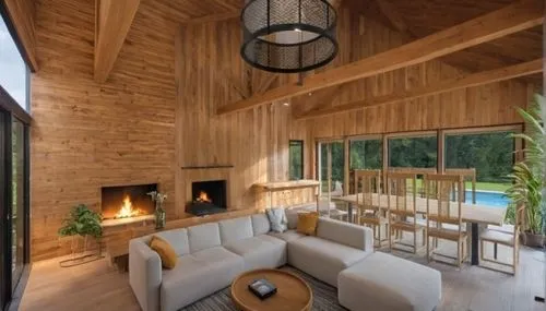 fire place,wooden sauna,chalet,fireplace,log cabin,summer house,pool house,cabin,timber house,summer cottage,wooden beams,inverted cottage,interior modern design,log home,holiday villa,forest house,cabana,wooden decking,contemporary decor,home interior