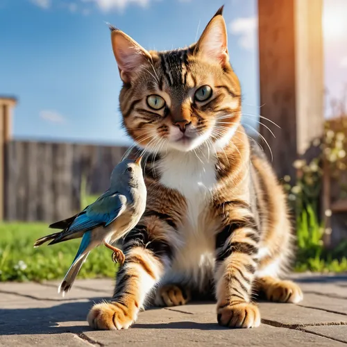 magpie cat,cat sparrow,bird toy,bird bird-of-prey,pet vitamins & supplements,animal photography,domestic bird,home pet,for the birds,cat and mouse,feral cat,cat warrior,predatory bird,domestic cat,garden birds,birds love,cat image,birdwatching,cute animals,pet,Photography,General,Realistic