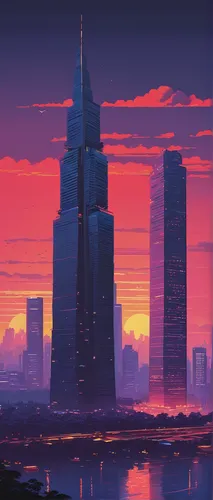 cityscape,dusk,skyscrapers,dusk background,skyline,shinjuku,city skyline,evening city,tokyo,cyberpunk,tokyo city,skyscraper,metropolis,futuristic landscape,fantasy city,monolith,dawn,high-rises,the city,dystopian,Conceptual Art,Fantasy,Fantasy 32