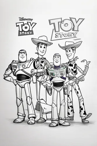 toy story,toy's story,toy box,toys,tin toys,toy toys,metal toys,toy,animated cartoon,toons,toy cars,boy's hats,clay animation,coloring pages kids,old toy,skylanders,toy store,plastic toy,cartoons,troop,Illustration,Black and White,Black and White 30