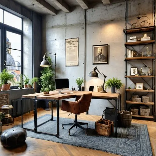 loft,scandinavian style,officine,danish furniture,modern office,creative office,working space,modern decor,lofts,interior design,cassina,contemporary decor,bureaux,home interior,danish room,vitra,workspaces,berkus,furnishing,an apartment,Photography,General,Realistic