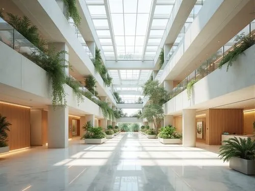 atriums,atrium,wintergarden,daylighting,3d rendering,breezeway,headquaters,courtyards,corridors,lobby,masdar,macerich,landscape designers sydney,streamwood,interior modern design,office buildings,galleria,rotana,modern office,hallway space,Photography,General,Realistic