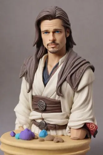 3d figure,figurine,baze,qui,kenner,jesus figure,Digital Art,Clay