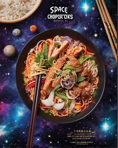 cooking book cover,rocket salad,text space,korean spicy cabbage,out space,space voyage,space,copy space,outer space,recipe book,singapore-style noodles,spacescraft,space craft,space ships,space travel,space capsule,spaces,spacefill,lo mein,space art,Conceptual Art,Sci-Fi,Sci-Fi 30