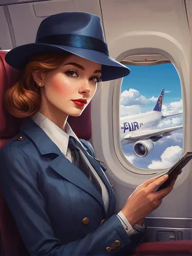 flight attendant,stewardess,airline travel,airline,air new zealand,china southern airlines,airplane passenger,aviation,polish airline,aeroplane,telegram,air travel,airplanes,ryanair,airlines,wingtip,airliner,japan airlines,boarding pass,airplane paper,Illustration,Abstract Fantasy,Abstract Fantasy 07