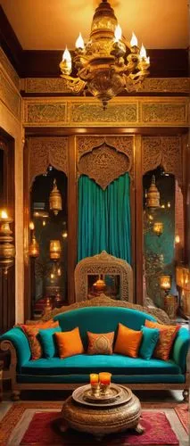 haveli,ornate room,mahdavi,ottoman,interior decor,persian norooz,shekhawati,moroccan pattern,sitting room,bedchamber,victorian room,riad,peranakan,interior decoration,maharajadhiraj,chaise lounge,amanresorts,royal interior,blue room,sabyasachi,Art,Classical Oil Painting,Classical Oil Painting 31