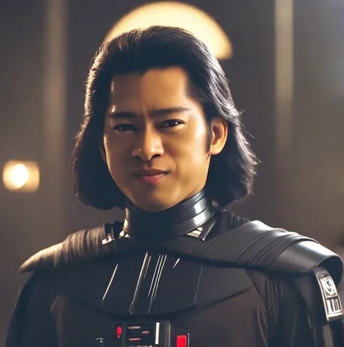 indonesian superhero,the emperor's mustache,lando,boba,darth wader,vader,asian semi-longhair,imperial coat,darth vader,empire,imperial,emperor of space,rots,wreck self,cg,republic,starwars,bb8,solo,fo