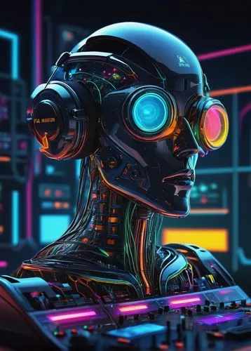 cyber,cybernetics,cyberpunk,cyberspace,electronic music,cyber glasses,scifi,electronic,robotic,neon human resources,computer art,artificial intelligence,computer,sci fiction illustration,cyborg,digiart,sci-fi,sci - fi,synthesizer,sci fi,Art,Artistic Painting,Artistic Painting 29